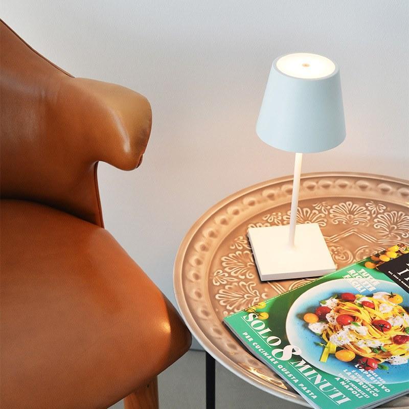 Poldina Touch Lamp | Matte White