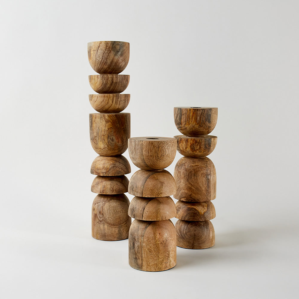 Alev Candle Holder | Natural