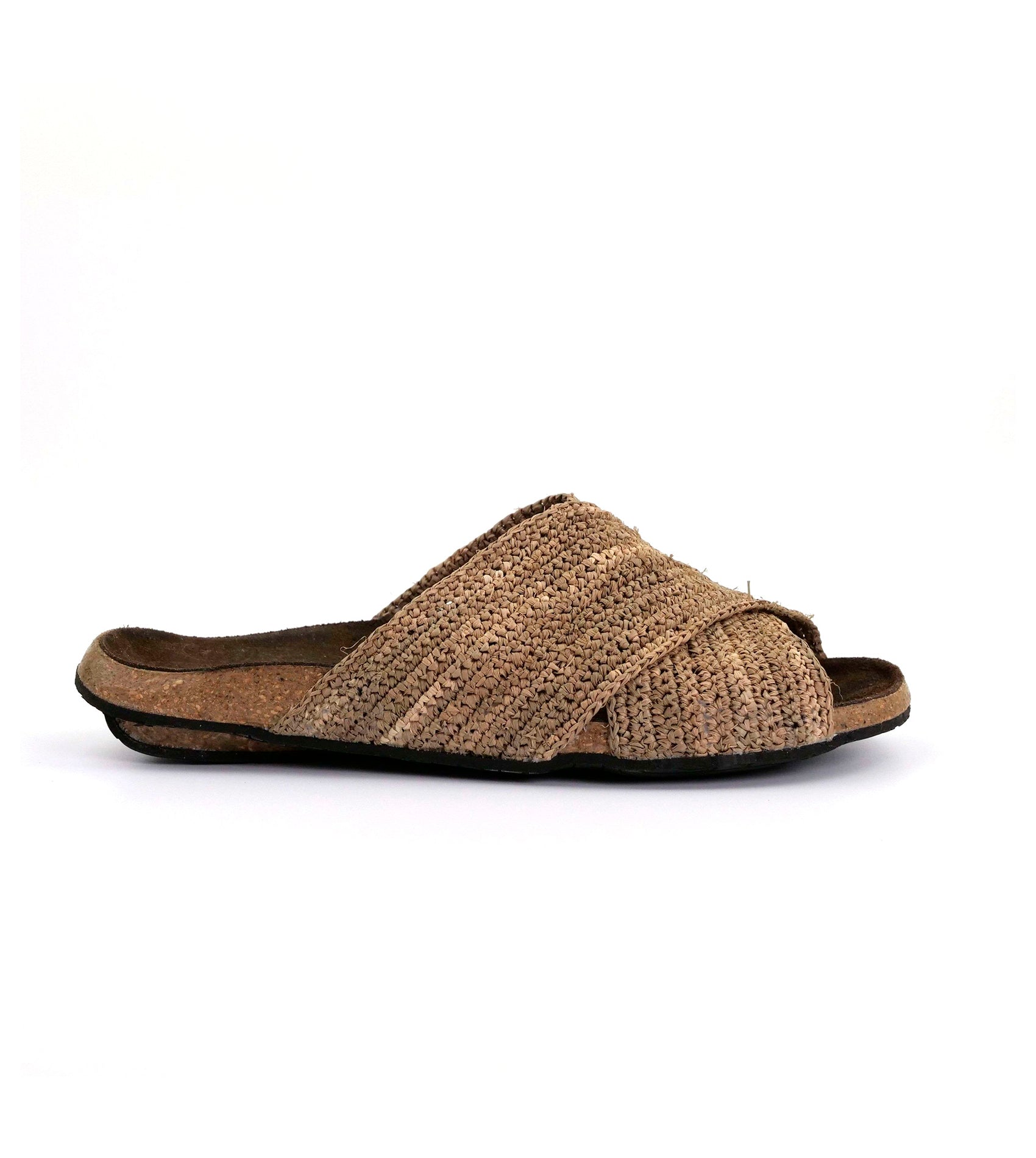 Raffia Slide | Natural