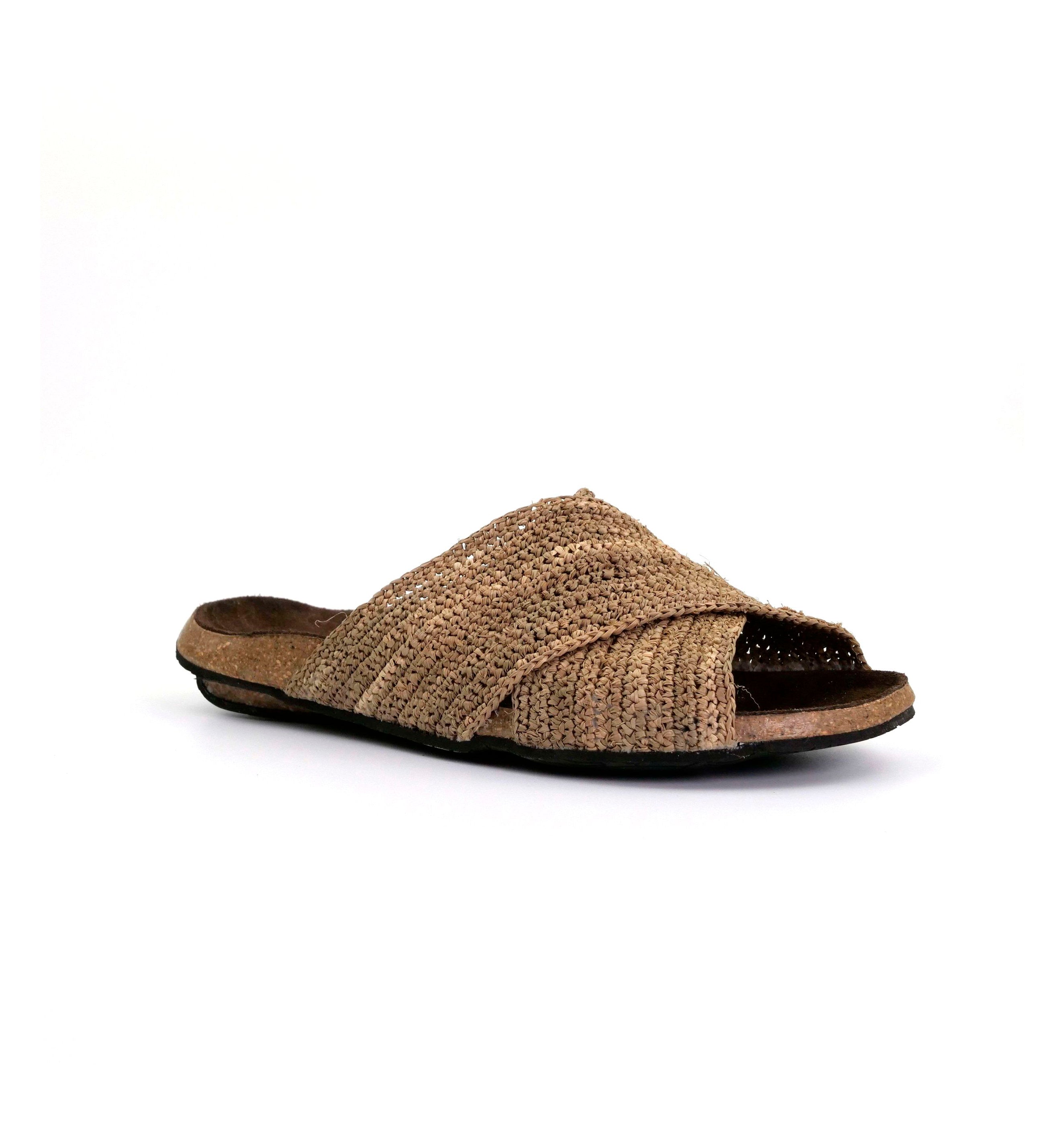Raffia Slide | Natural