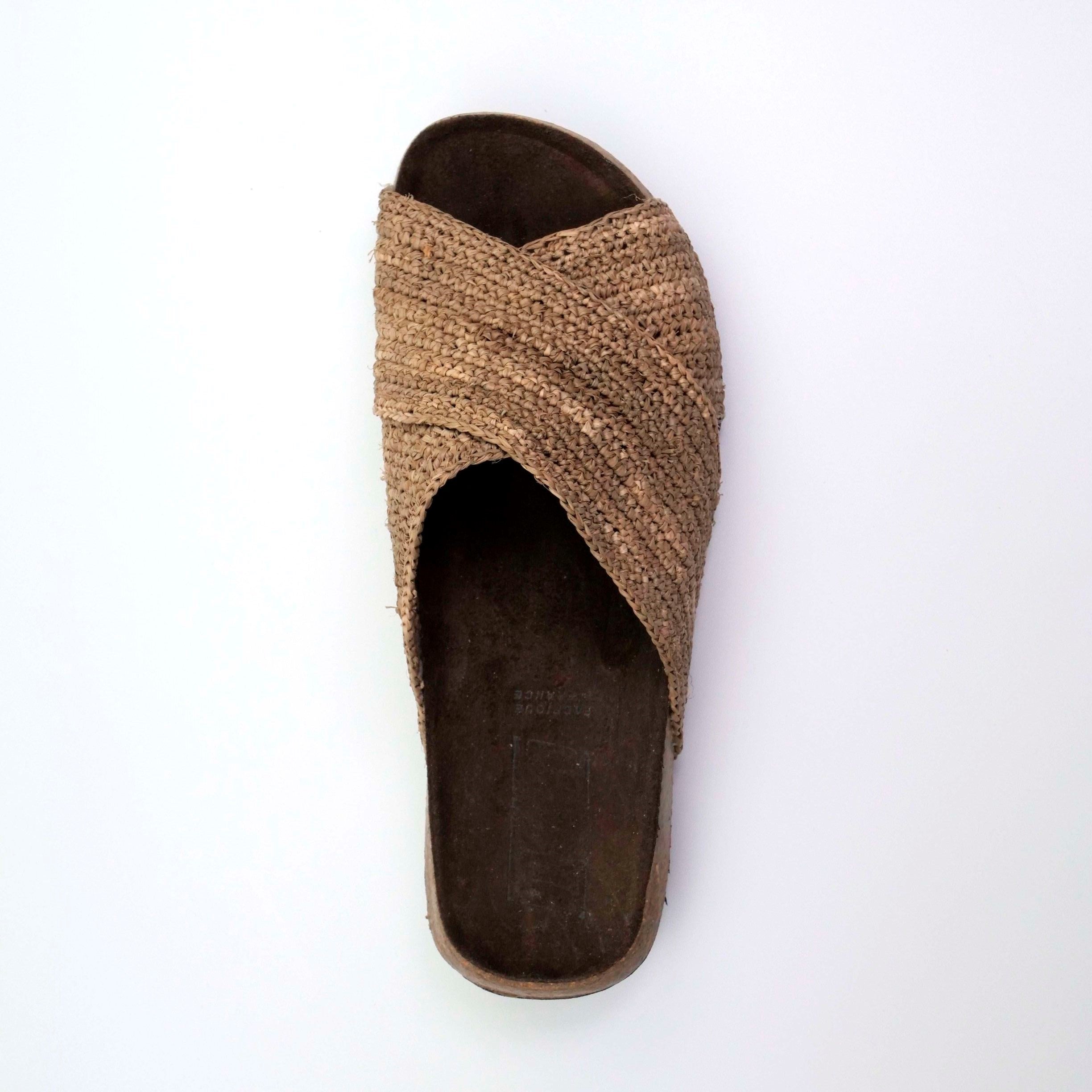 Raffia Slide | Natural