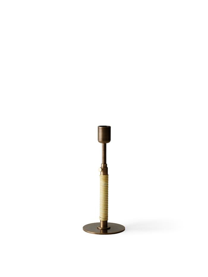 Duca Candle Holder | Bronzed Brass