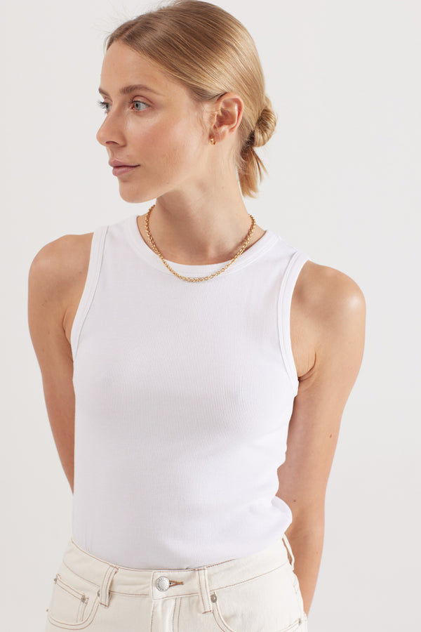 Nola Tank | White