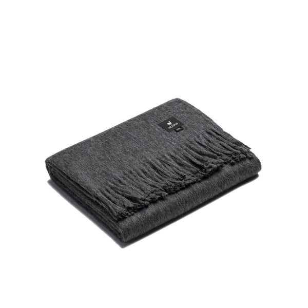 Alpaca Throw | Charcoal