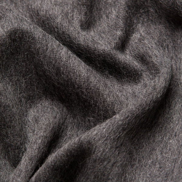 Alpaca Throw | Charcoal