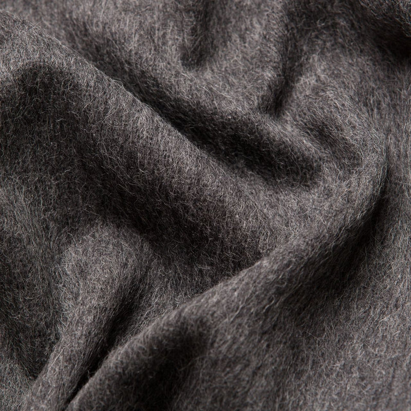 Alpaca Throw | Charcoal