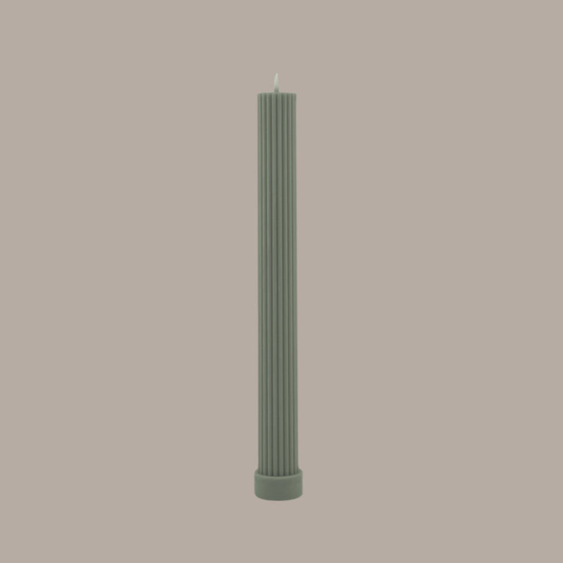 Column Pillar Candle Duo- Eucalyptus