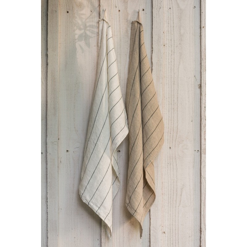 Calvi Linen Tea Towel | Natural