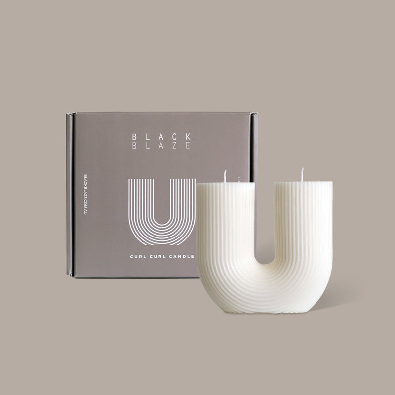 Curl Curl Candle | White