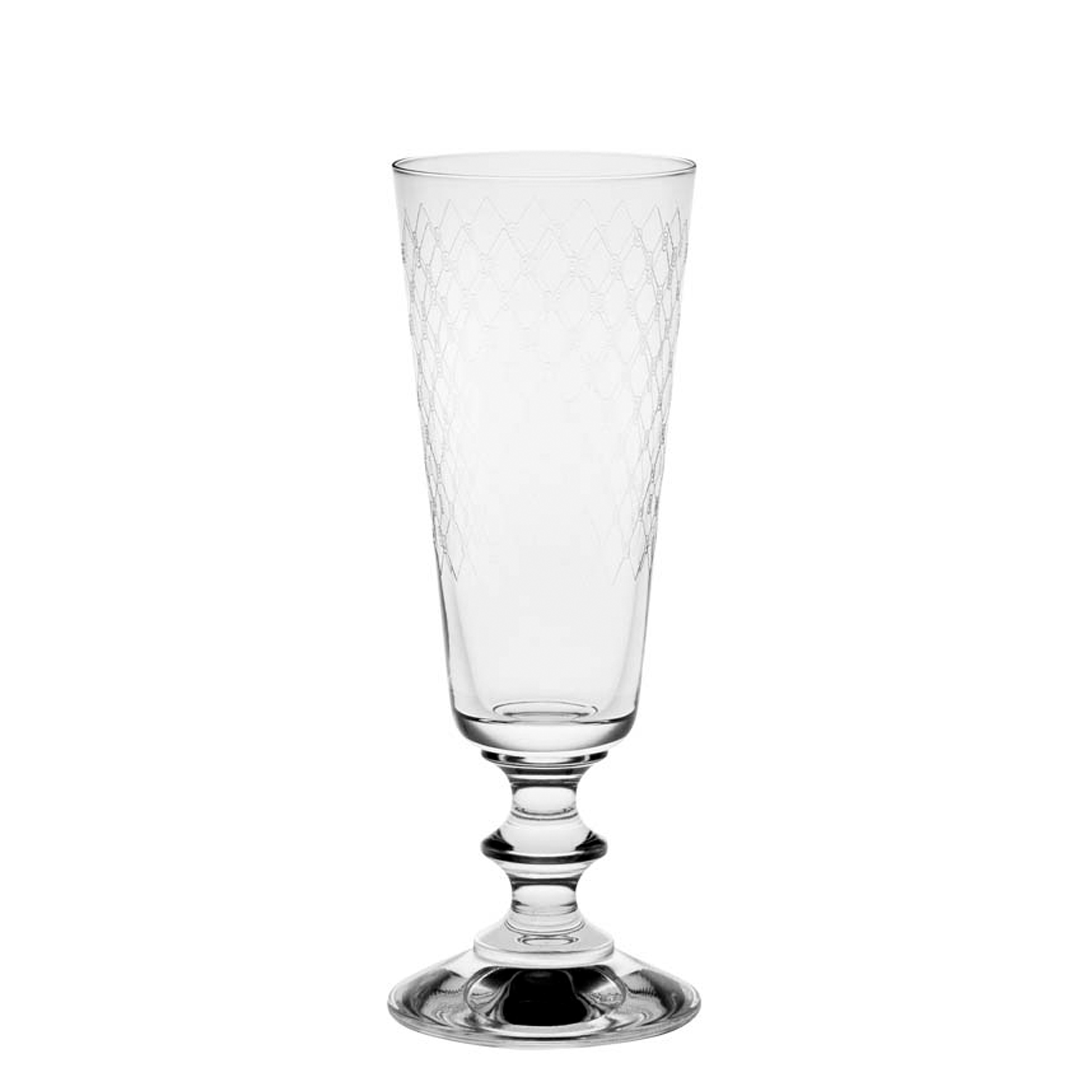Fishnet France Champagne Glass Set 4