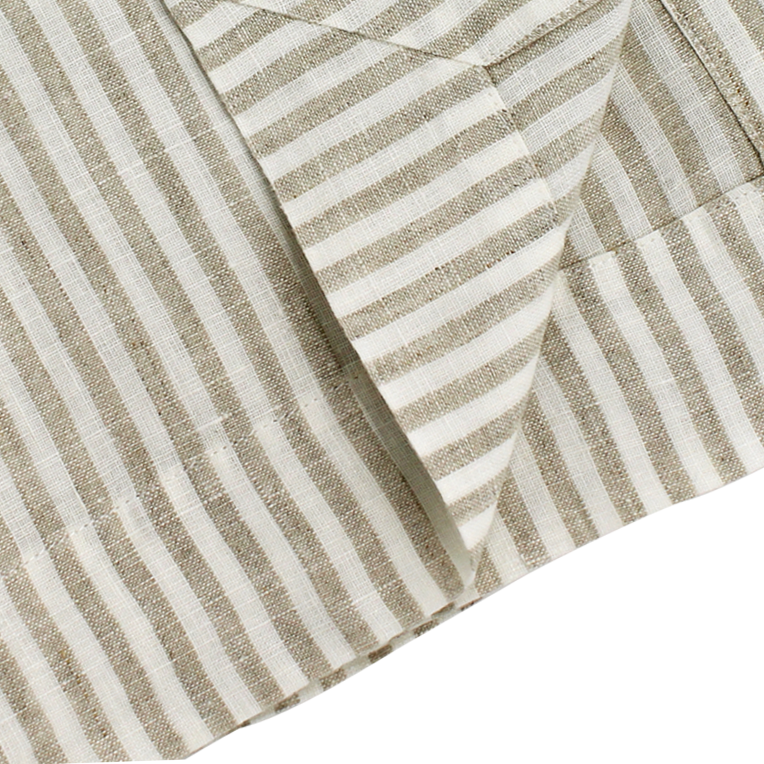 Linen Tablecloth | Natural Stripe