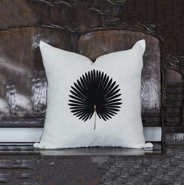 Kava Cushion Black Palm