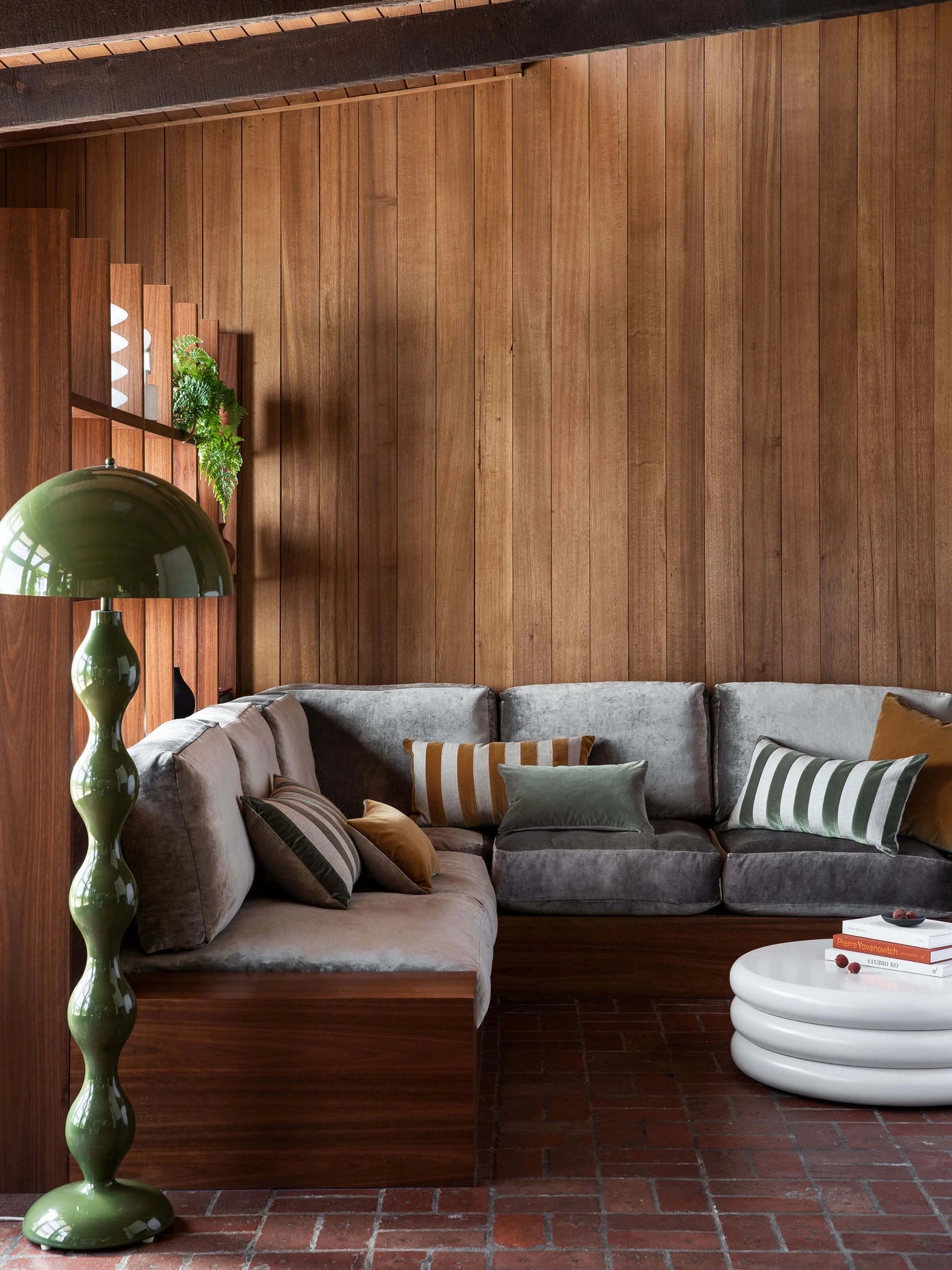 Etro Almond Stripe Cushion