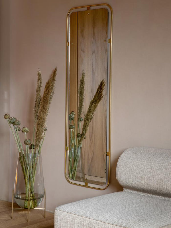 Nimbus Mirror Rectangular | Polished Brass