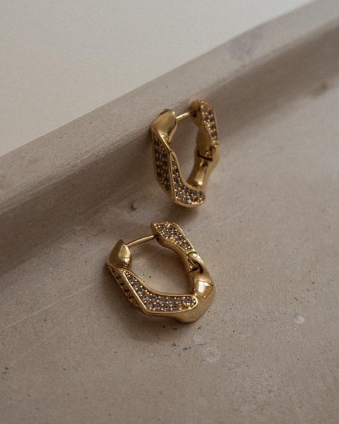 Pave Cuban Link Hoops