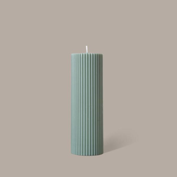 Wide Column Pillar Candle - Eucalyptus