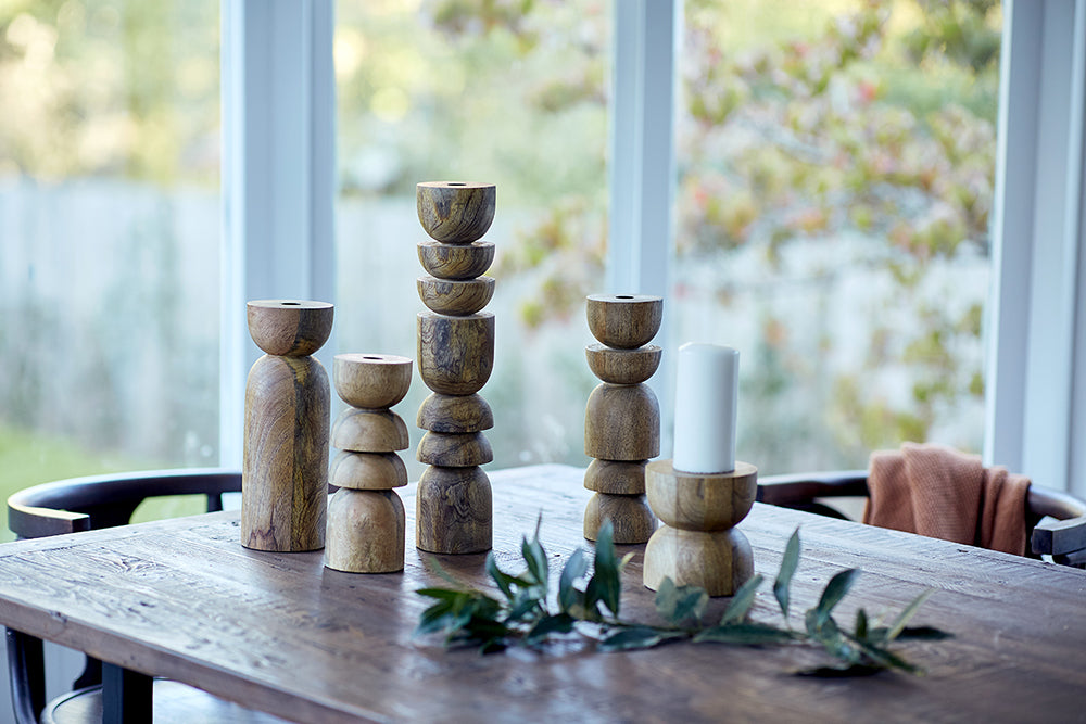Alev Candle Holder | Natural