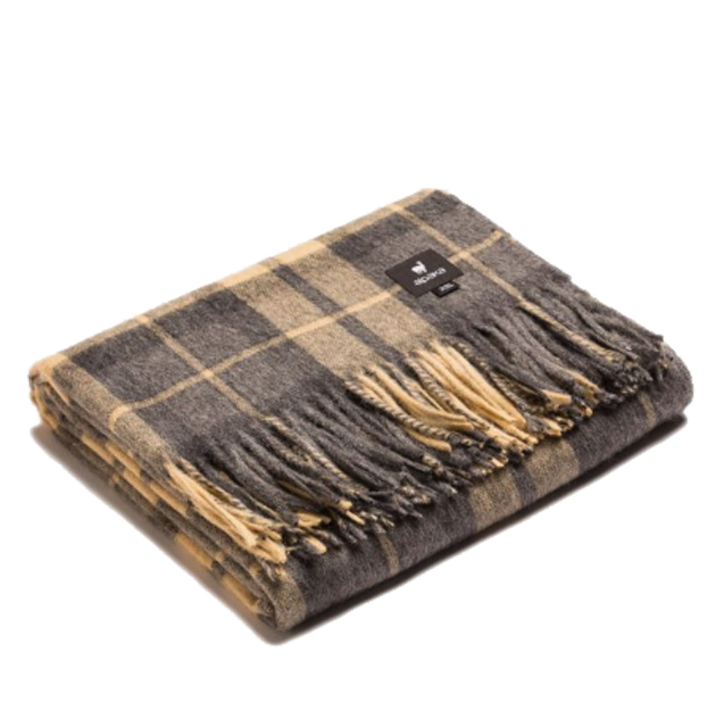 Alpaca Throw | Scottish Yellow