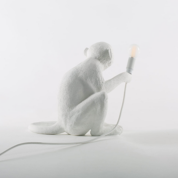 Monkey Lamp Sitting