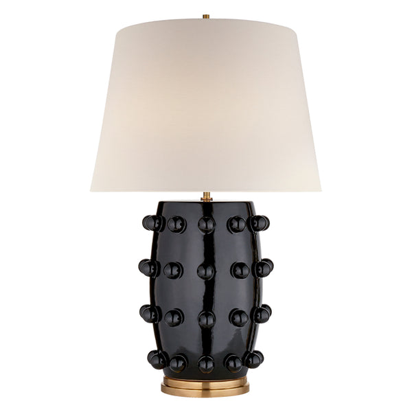 Kelly Wearstler Medium Linden Table Lamp| Black