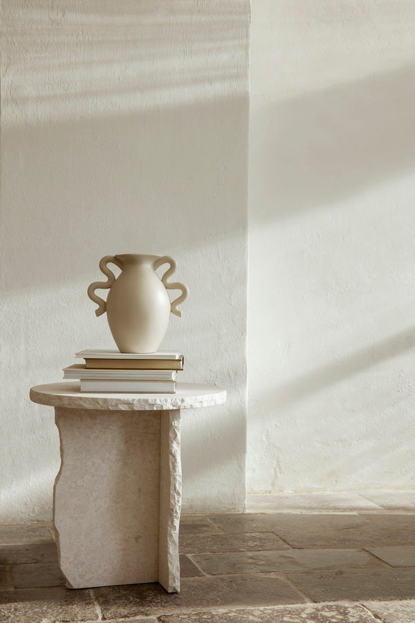 Verso Table Vase | Cream