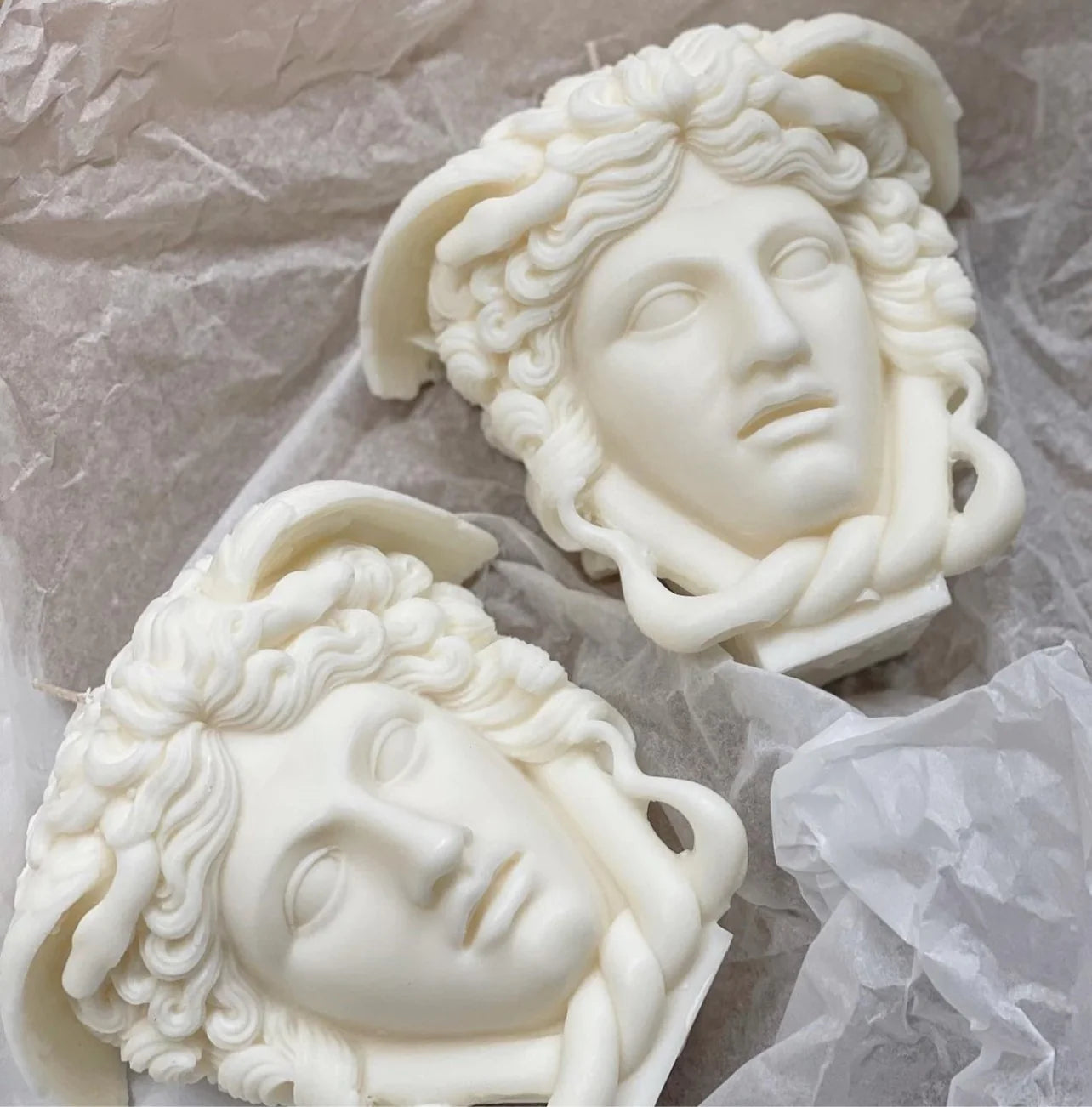 Medusa Bust Candle