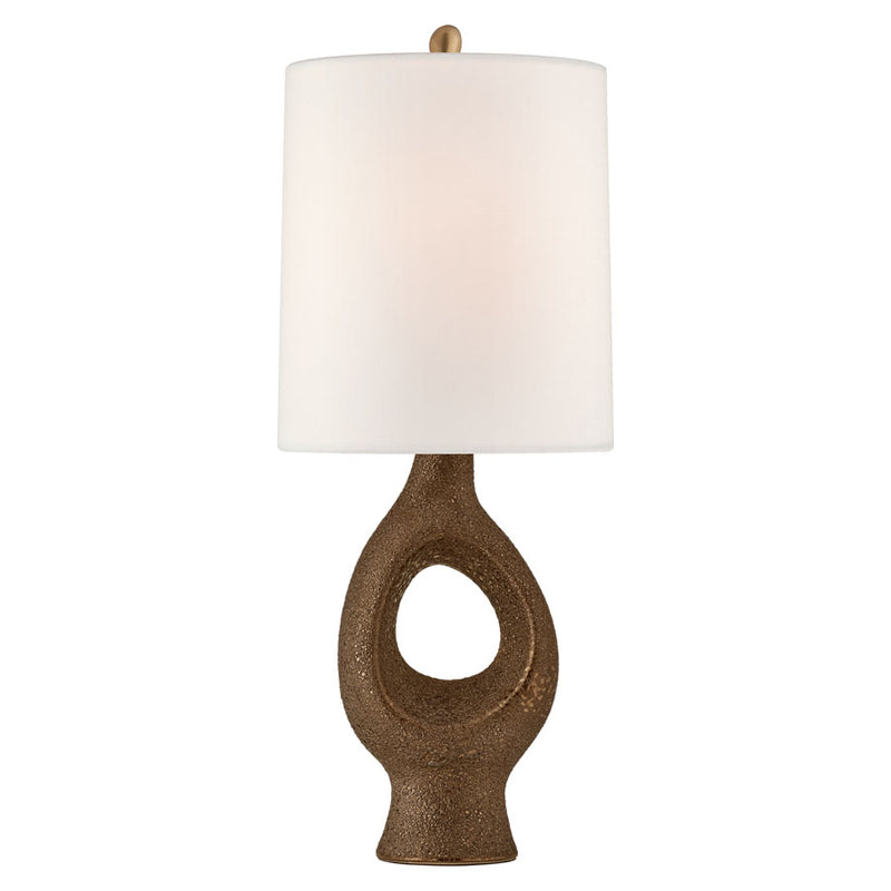 Capra Medium Table Lamp | Chalk Burnt Gold